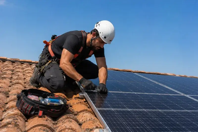 Maintenance et monitoring de panneaux solaires à Arques