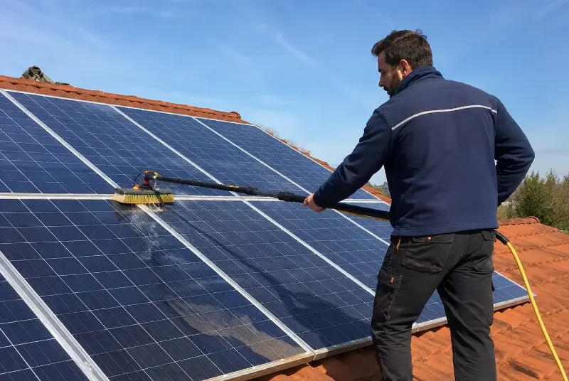 Nettoyage et entretien de panneaux solaires à Arques